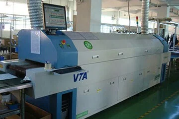 LED strip light reflow soldering process