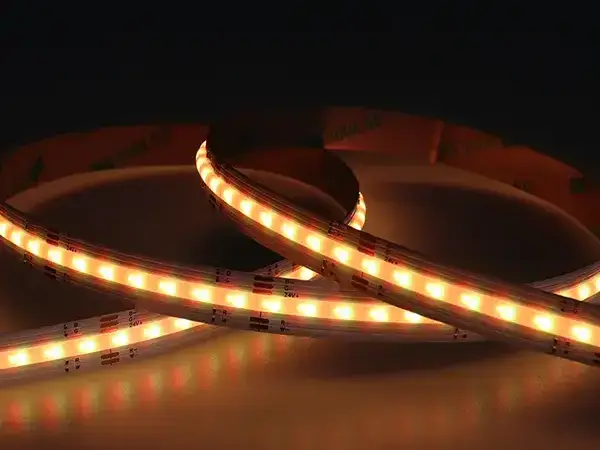 RGBW-COB-led-strip-light-amber