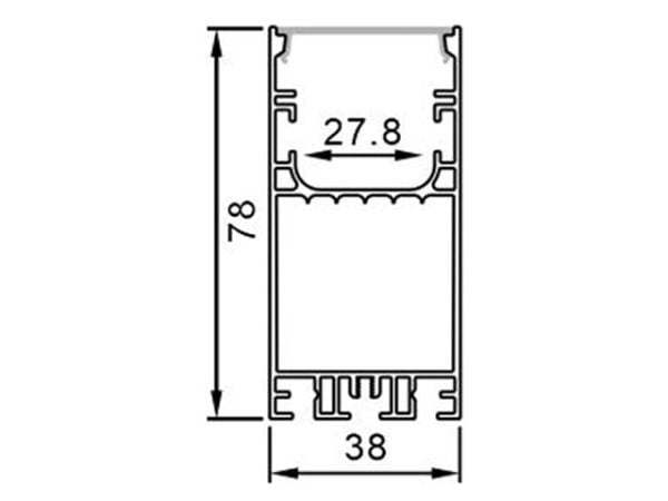 aluminum profile SIZE-3878M