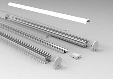 LED aluminum profile extrusion process