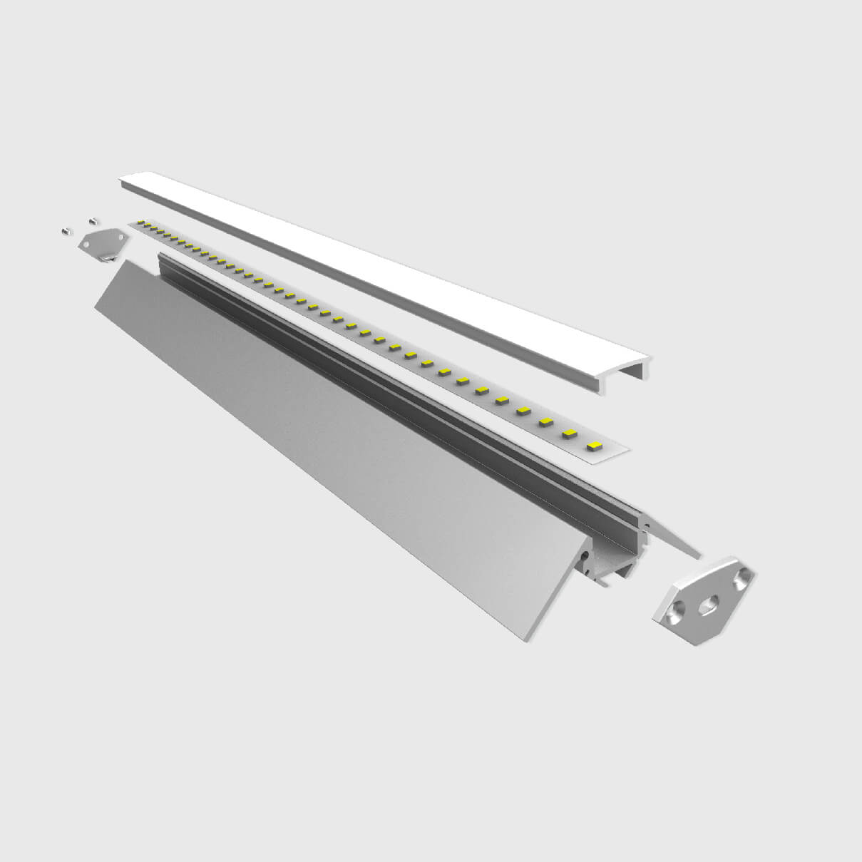 Drywall LED Channel structure