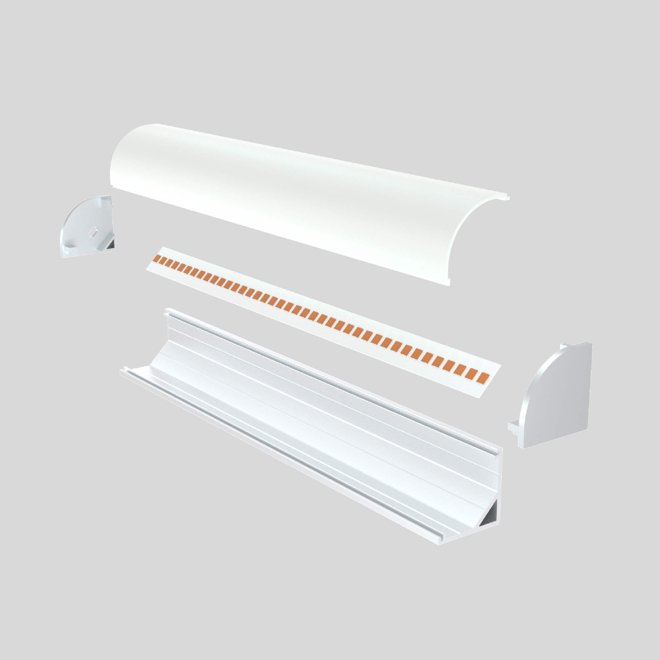 LED Corner profile structure