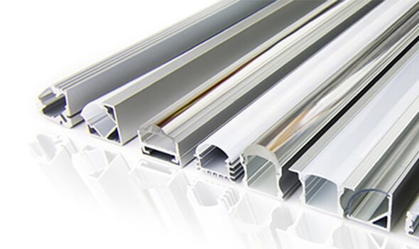 led aliuminio profilių tipai
