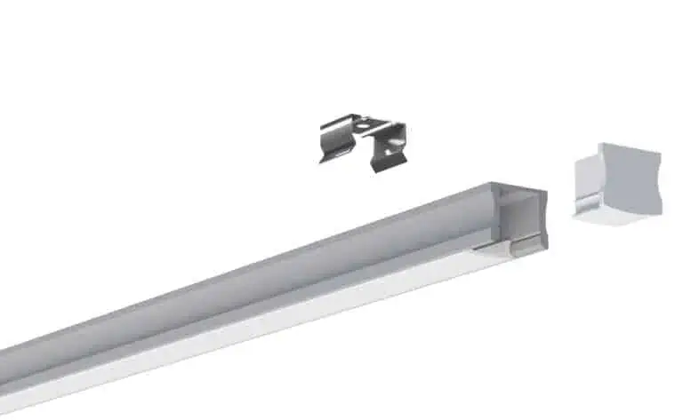 LED aluminum profile parts overview