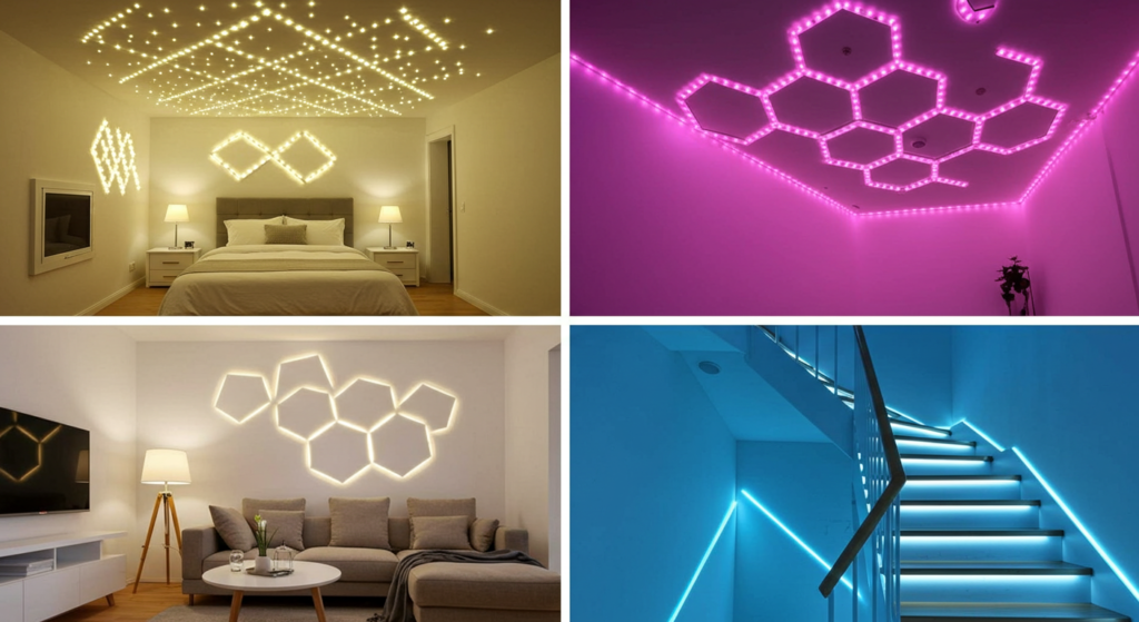 What Are the Most Popular LED Strip Designs for Bedrooms? - KayTai